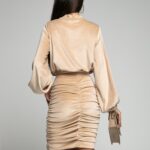 Komplet welurowy Bella beżowy