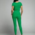 Komplet prążkowany Clara Ola Voga zielony