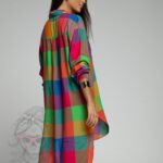 Koszula oversize w kratę Tutti kolorowa