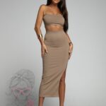 Komplet elastyczny Divas cappuccino