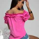 Bluzka hiszpanka Dorothy fuksja