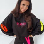 Komplet ze spodenkami Big Neon Ola Voga czarny