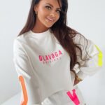 Komplet ze spodenkami Big Neon Ola Voga ecru