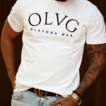 T-shirt męski bawełniany OLVG Men O'la Voga biały