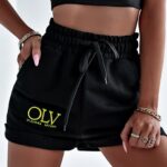 Spodenki dresowe O'la Voga Contrast czarne