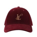 - WYPRZEDANE - Czapka z daszkiem O'la Voga Velvet Cup LV bordowa vs gold