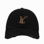 - WYPRZEDANE - Czapka z daszkiem O'la Voga Ripped Cup LV czarna vs gold