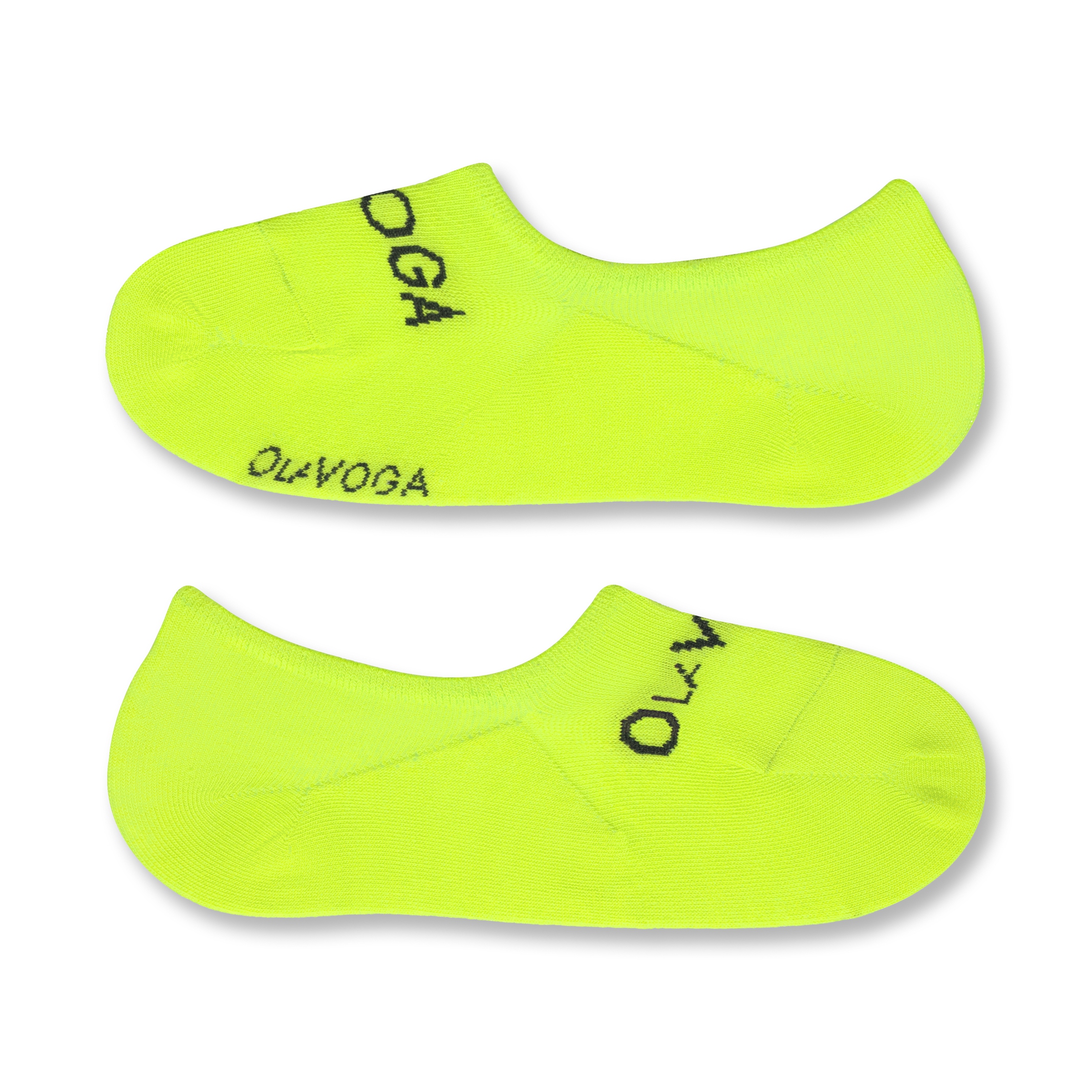 Skarpetki damskie Ola Voga Woman Socks limonkowe vs czarne logo Skarpetki damskie Ola Voga Woman Socks limonkowe vs czarne logo