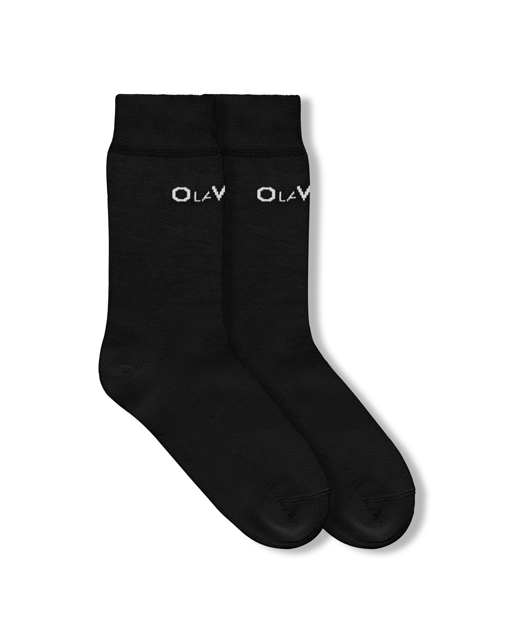 Skarpetki damskie Long Socks Ola Voga czarne vs białe logo