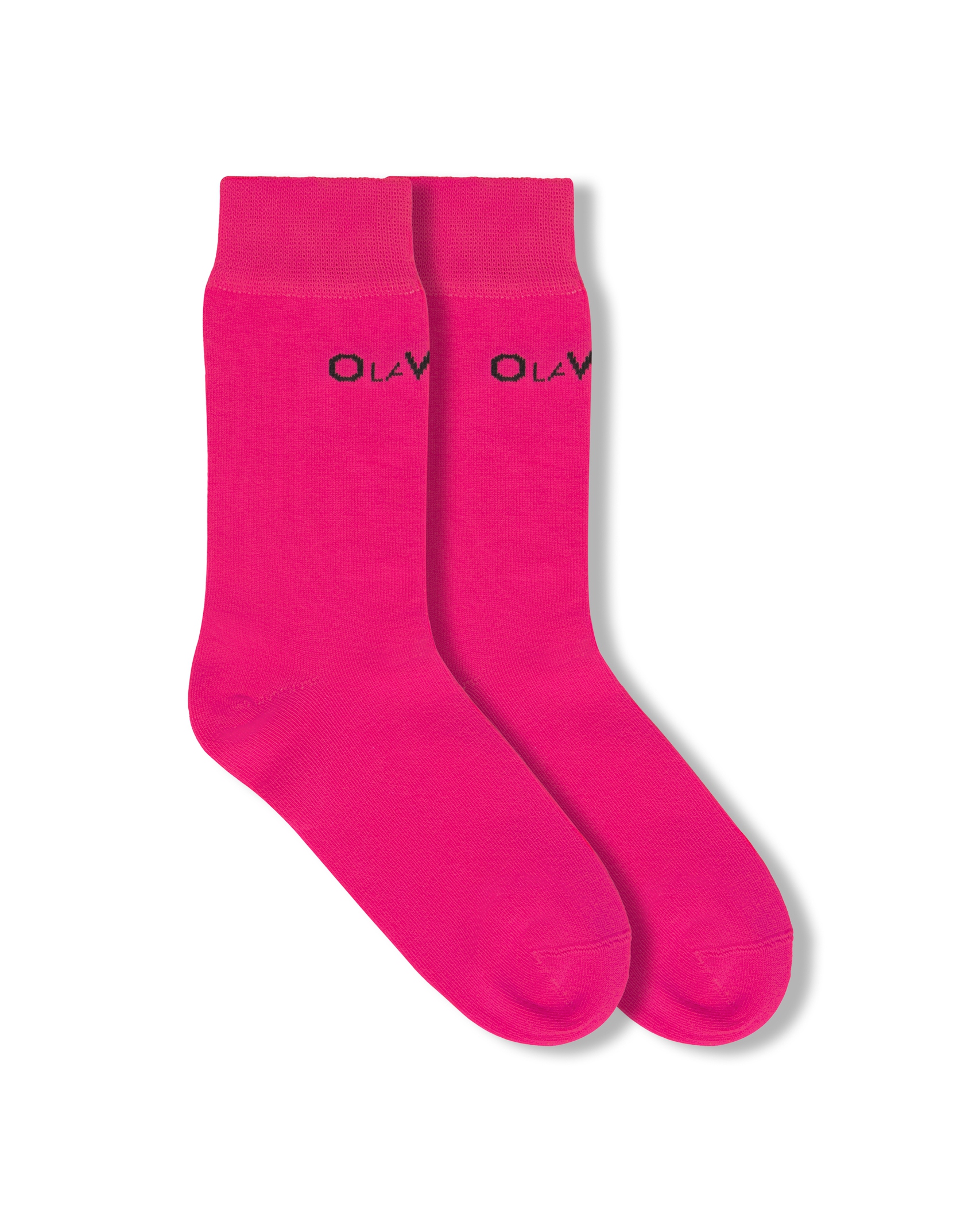 Skarpetki damskie Long Socks Ola Voga różowe vs czarne logo Skarpetki damskie Long Socks Ola Voga różowe vs czarne logo