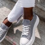 Trampki sportowe Madam Mapini biało-czarne