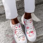 Trampki w kwiaty Madam Reynosa białe