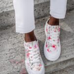 Trampki w kwiaty Madam Reynosa białe