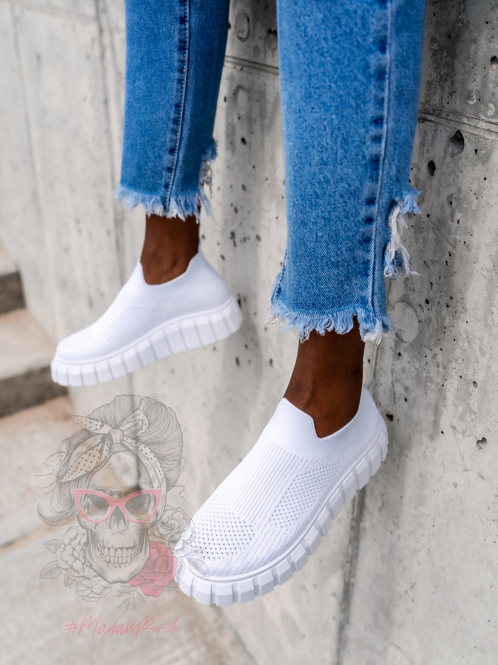 Buty sportowe Madam Comala białe