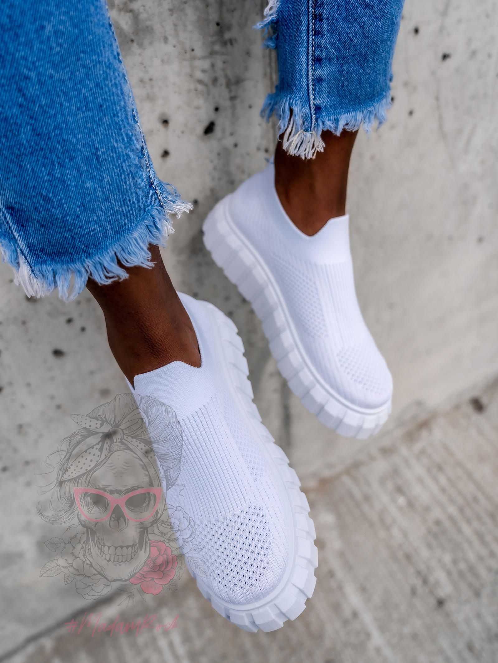 Buty sportowe Madam Comala białe