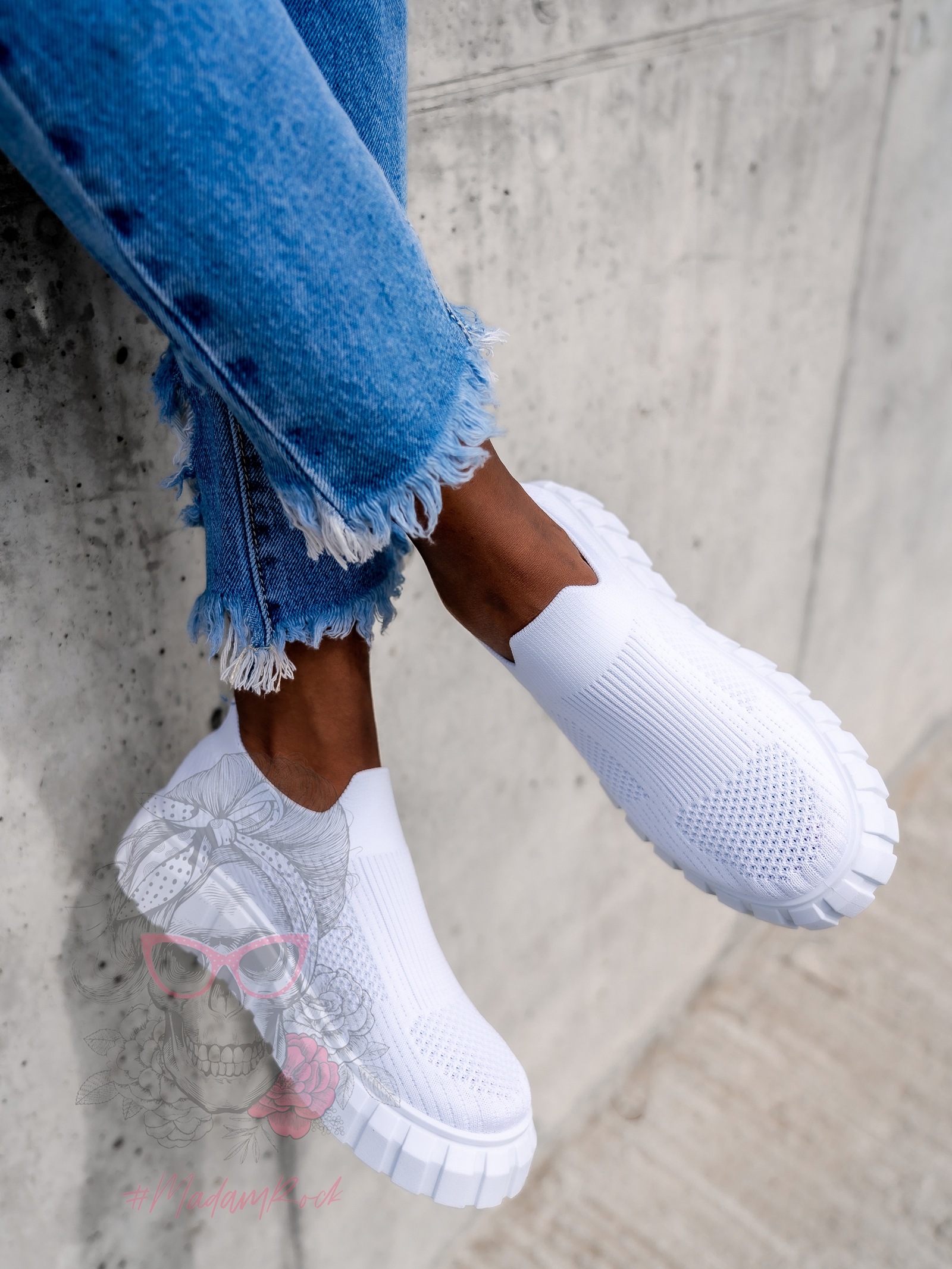 Buty sportowe Madam Comala białe