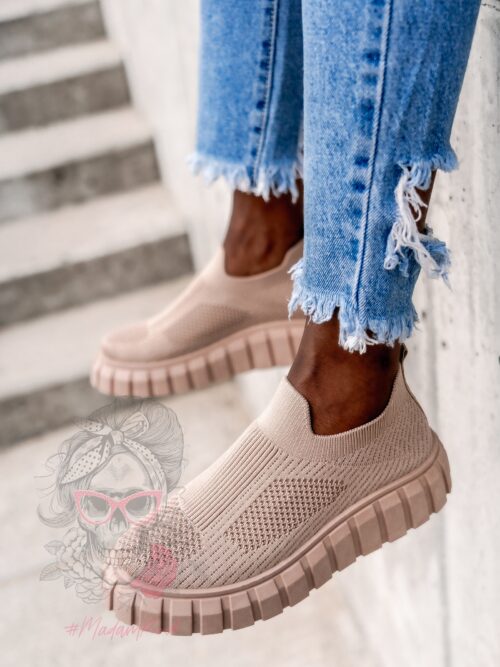 Buty sportowe Madam Comala beżowe