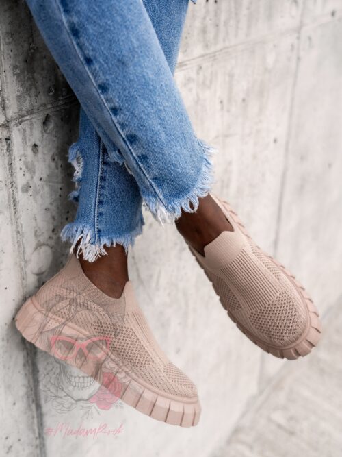 Buty sportowe Madam Comala beżowe