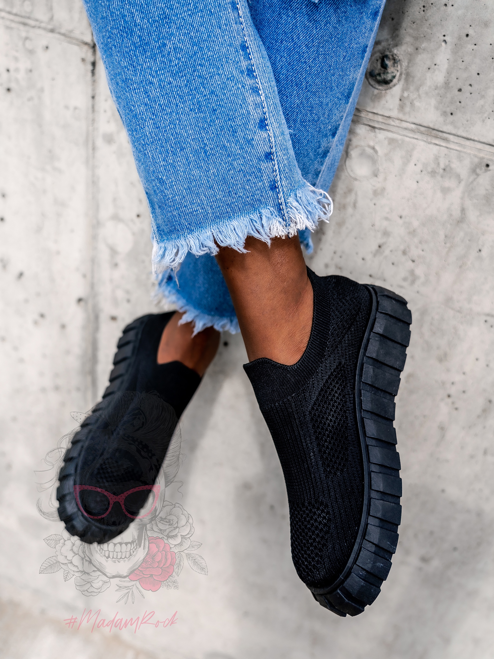 Buty sportowe Madam Comala czarne