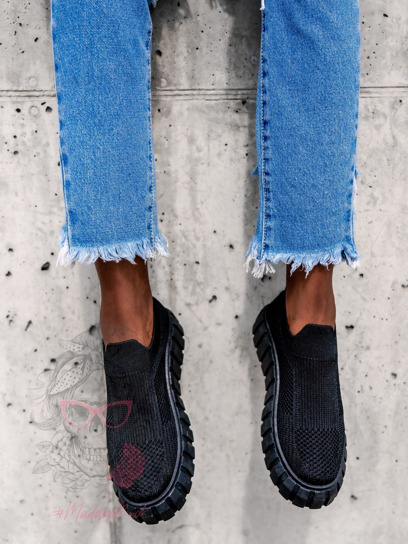 Buty sportowe Madam Comala czarne