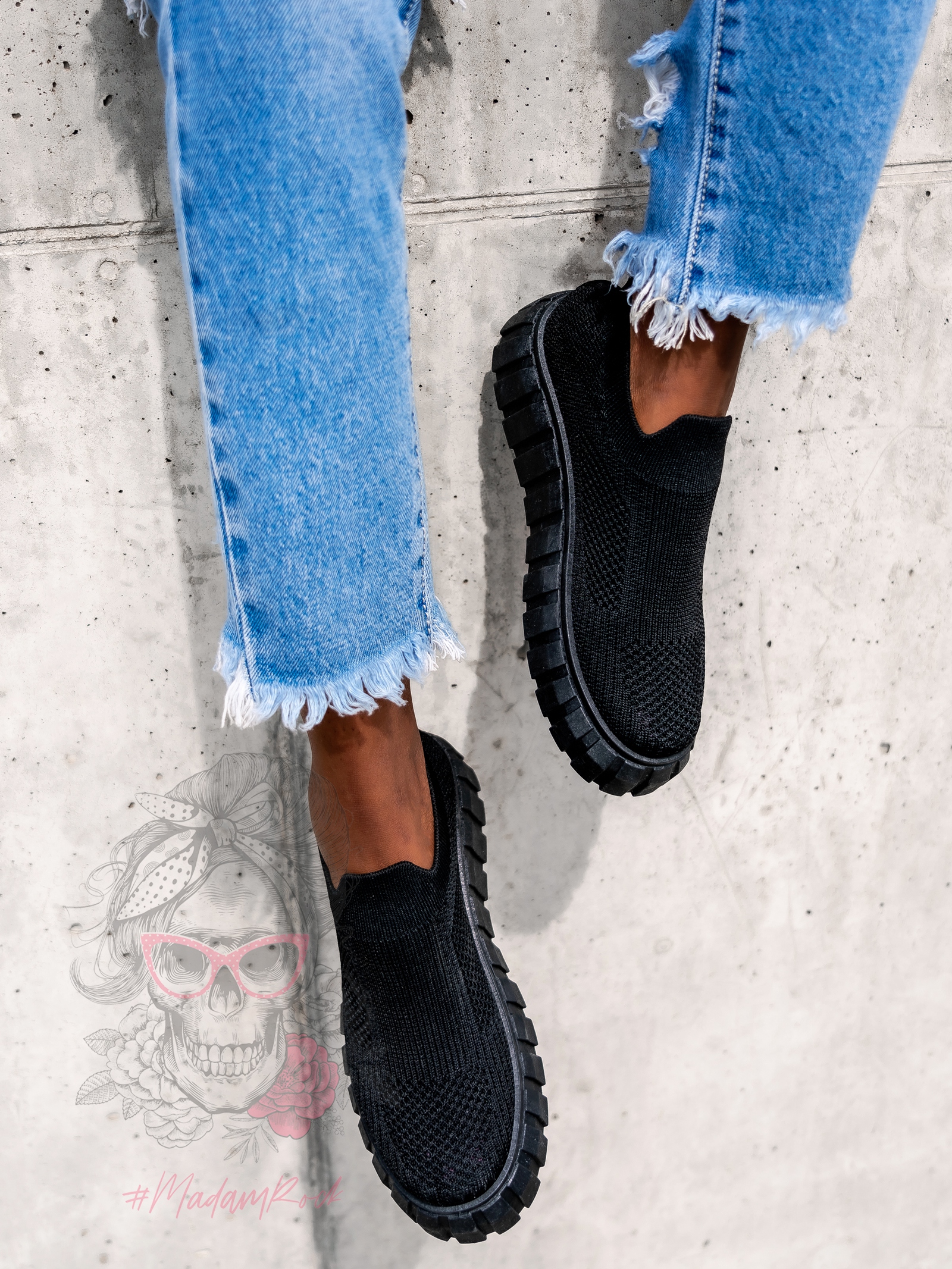 Buty sportowe Madam Comala czarne