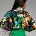 Koszula z piórami Egsotic czarna