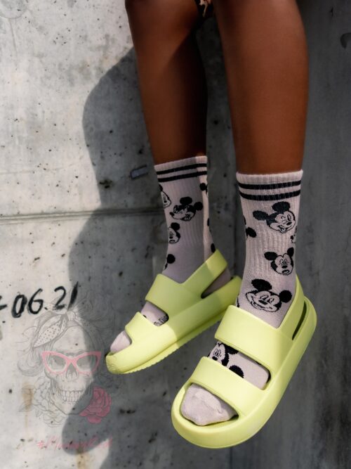 Sandały piankowe Madam Purr limonka