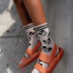 Sandały piankowe Madam Purr pomarańczowe