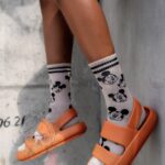 Sandały piankowe Madam Purr pomarańczowe