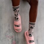 Sandały piankowe Madam Purr pudrowe