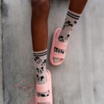 Sandały piankowe Madam Purr pudrowe