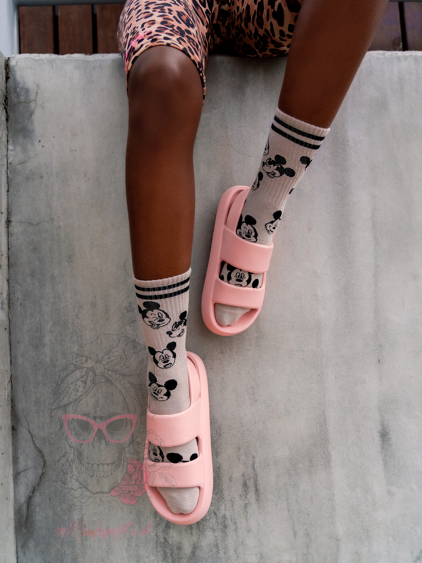 Sandały piankowe Madam Purr pudrowe Sandały piankowe Madam Purr pudrowe