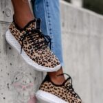 Buty sportowe Madam Gephart w panterkę