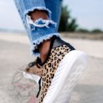 Buty sportowe Madam Gephart w panterkę