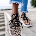 Buty sportowe Madam Gephart w panterkę