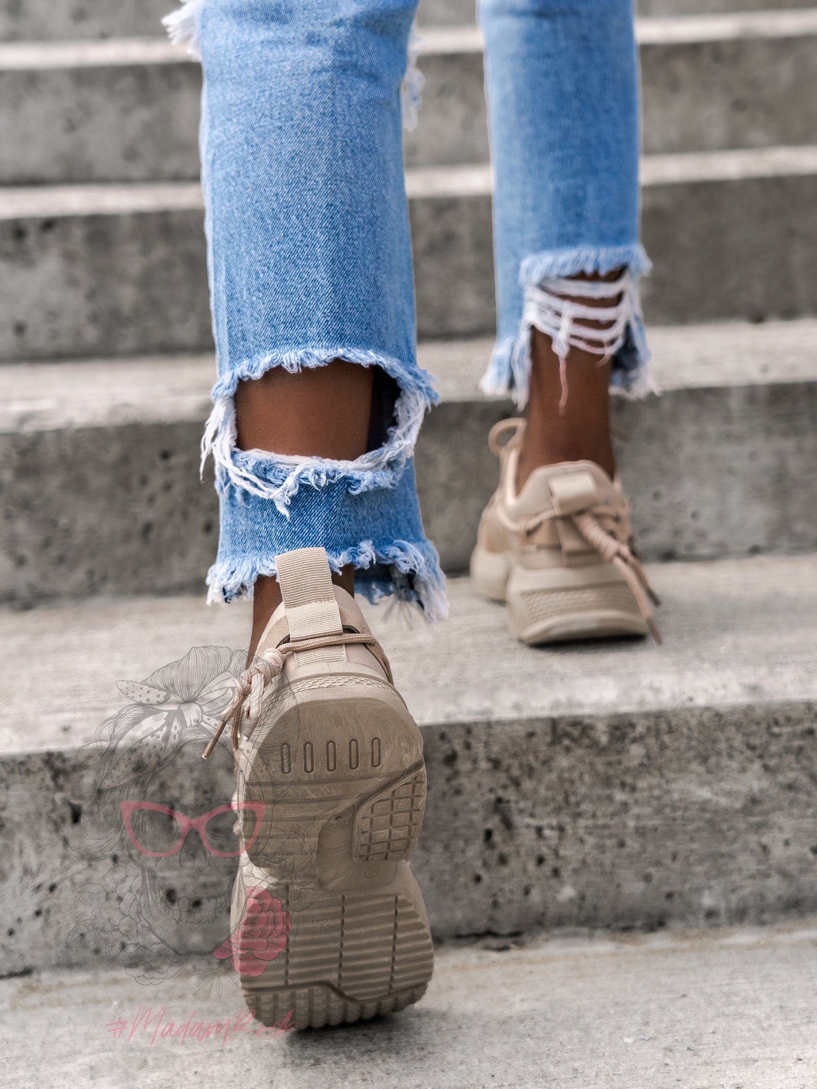 Buty sportowe Madam Gipsy j.karmelowe Buty sportowe Madam Gipsy j.karmelowe