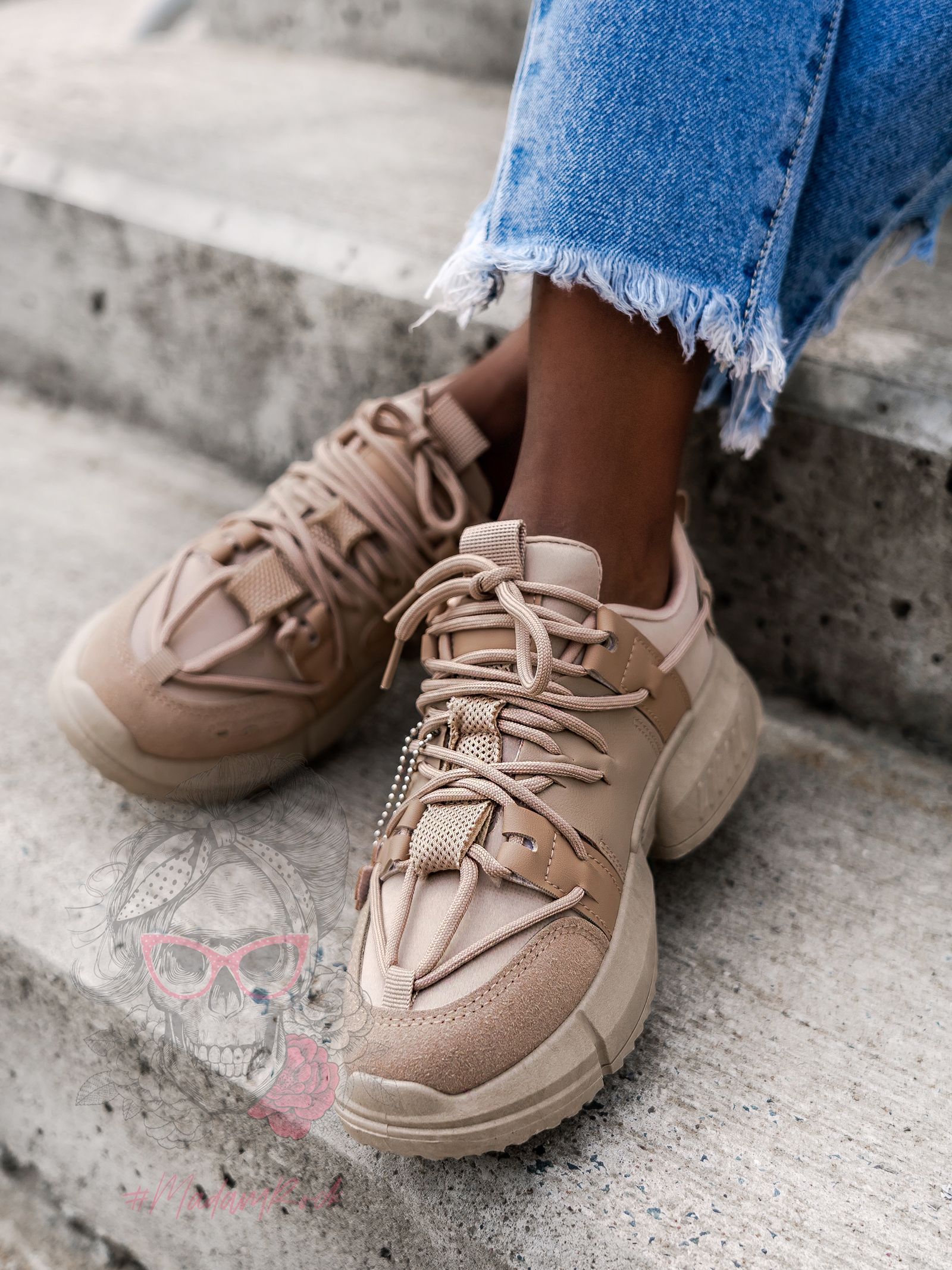 Buty sportowe Madam Gipsy j.karmelowe Buty sportowe Madam Gipsy j.karmelowe