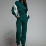 Komplet z frędzlami Ola Voga Casual Fringe butelkowy