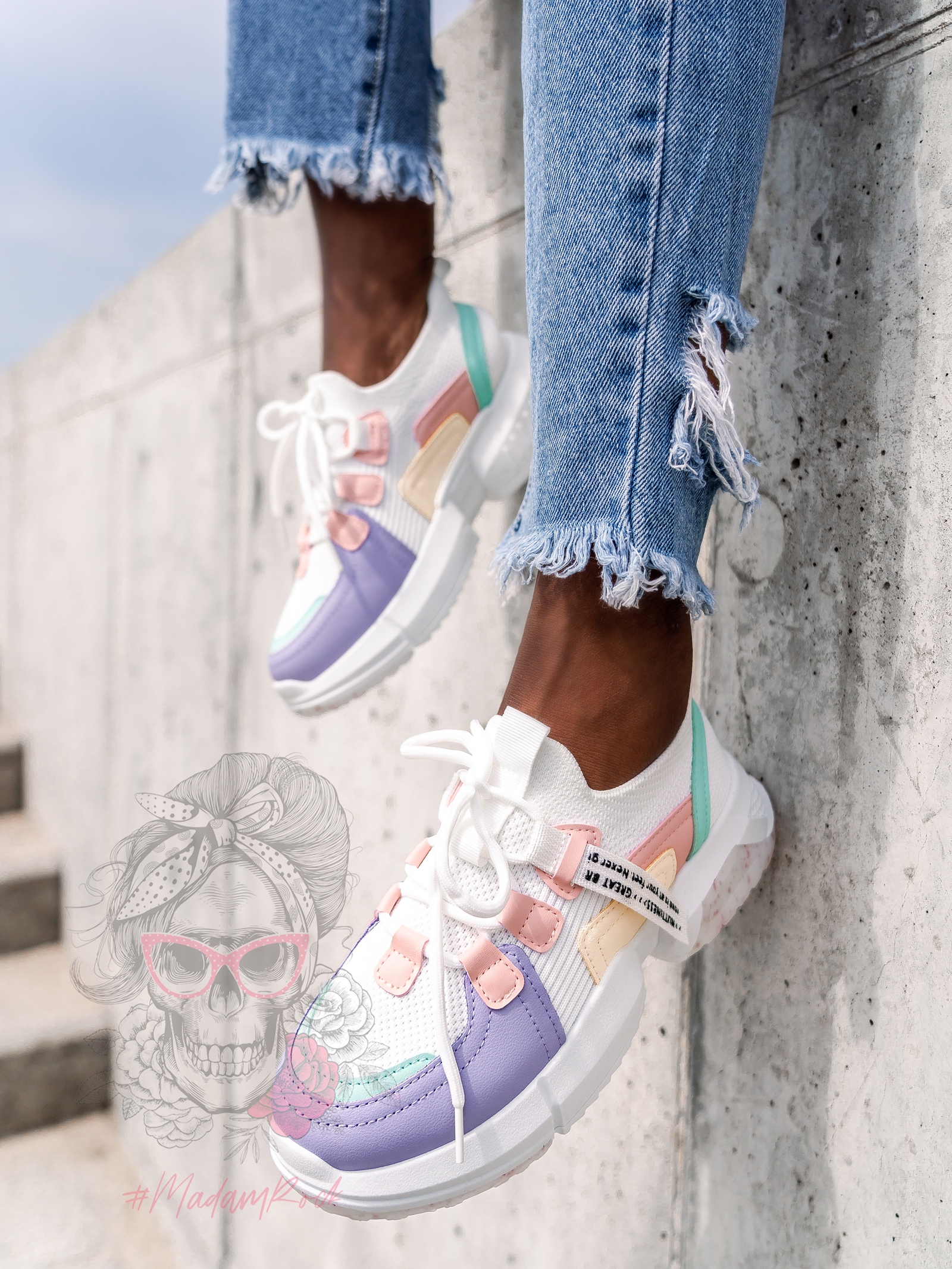 Buty sportowe Madam Nuttiness kolorowe