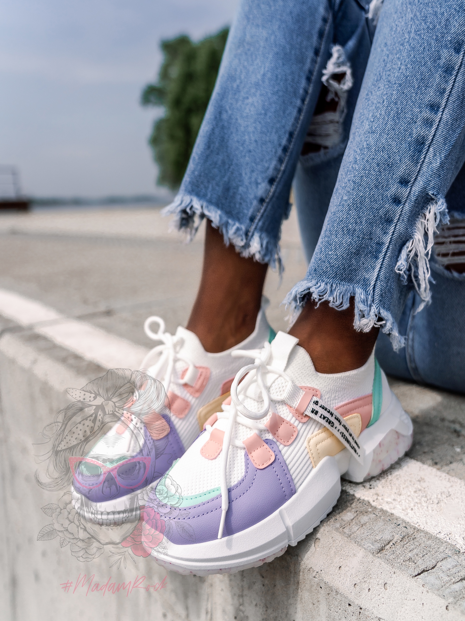 Buty sportowe Madam Nuttiness kolorowe Buty sportowe Madam Nuttiness kolorowe