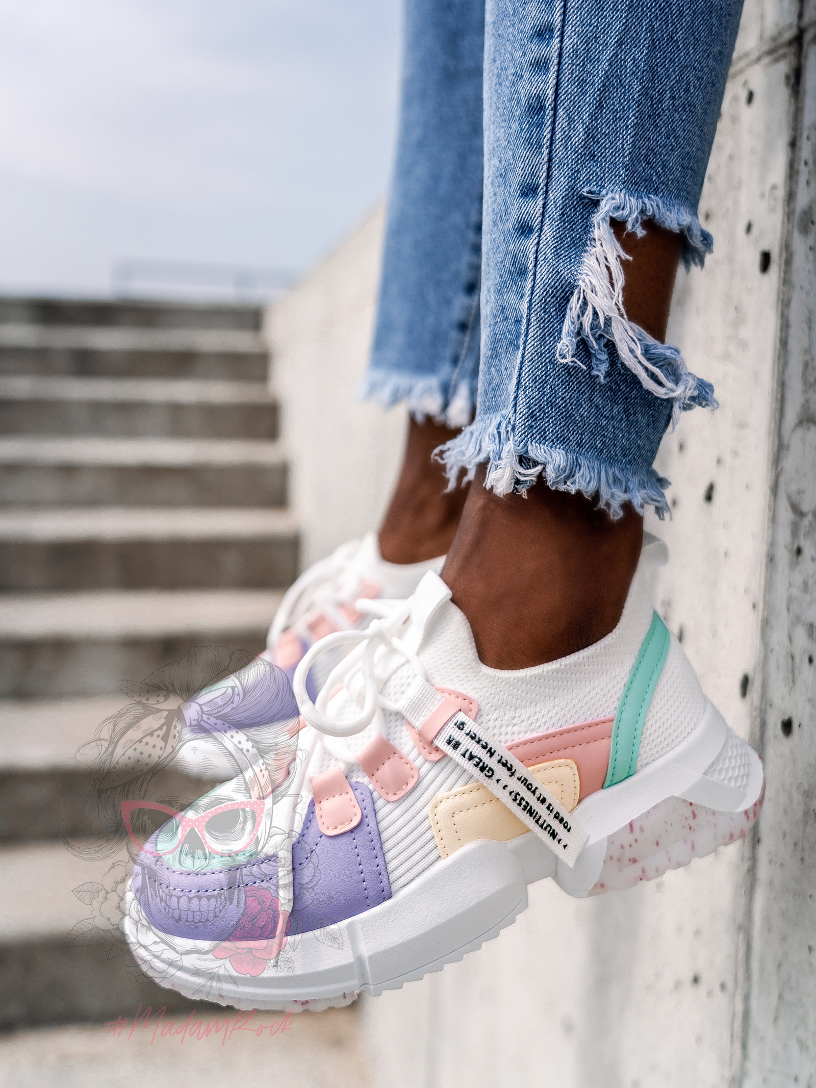 Buty sportowe Madam Nuttiness kolorowe Buty sportowe Madam Nuttiness kolorowe