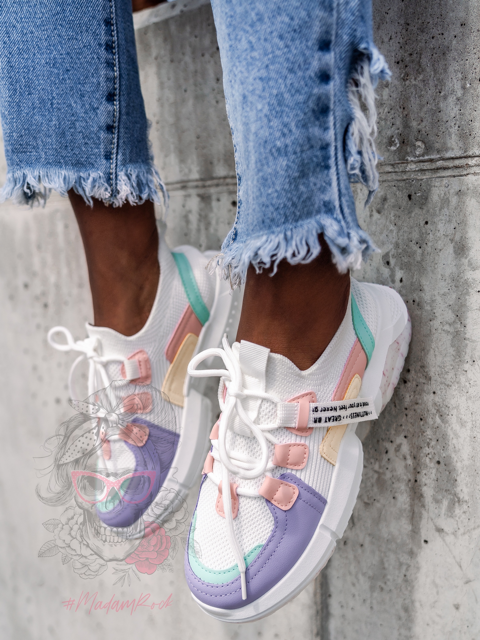 Buty sportowe Madam Nuttiness kolorowe Buty sportowe Madam Nuttiness kolorowe