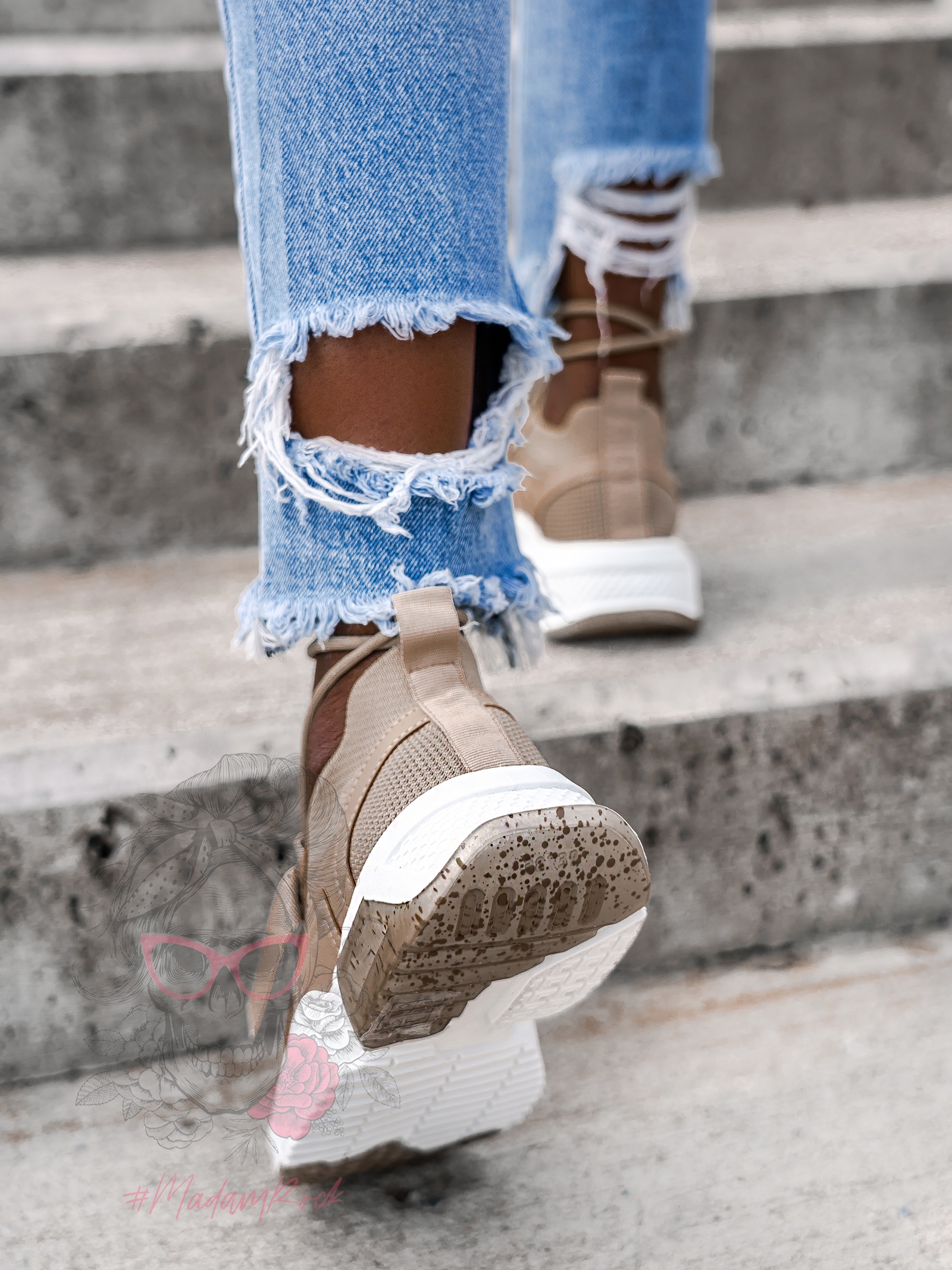 Buty sportowe Madam Nuttiness j.karmelowe