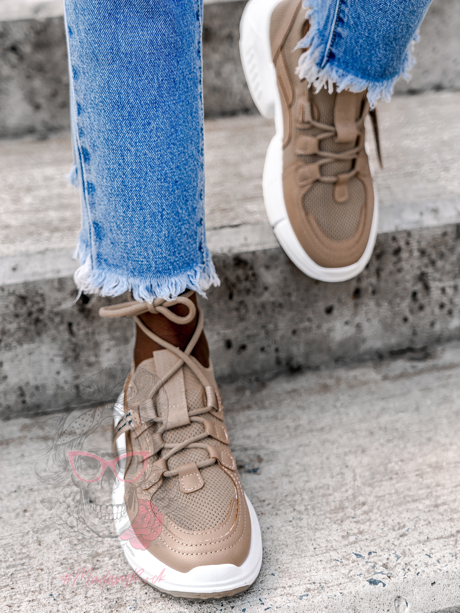 Buty sportowe Madam Nuttiness j.karmelowe