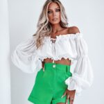 Bluzka hiszpanka Romantic Style O'la Voga ecru