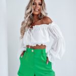 Bluzka hiszpanka Romantic Style O'la Voga ecru