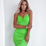 Sukienka dopasowana Vera O'la Voga j.zielona