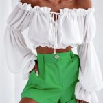 Spodenki z wysokim stanem Juicy O'la Voga zielone