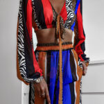 Komplet wakacyjny NB Wild Holiday II spodnie panterka