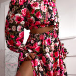 Komplet letni NB Bermudi long kolorowy